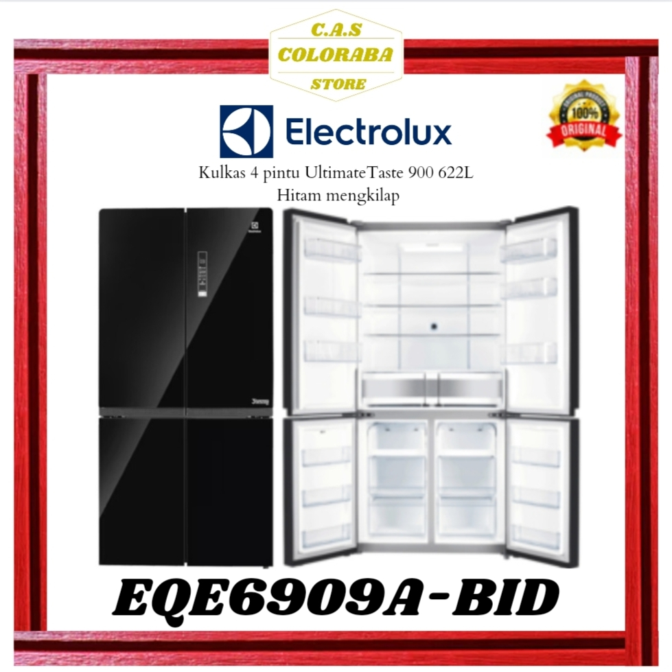 KULKAS ELECTROLUX EQE6909A-B KULKAS SIDE BY SIDE INVERTER EQE6909AB EQE6909 EQE 6909 A B