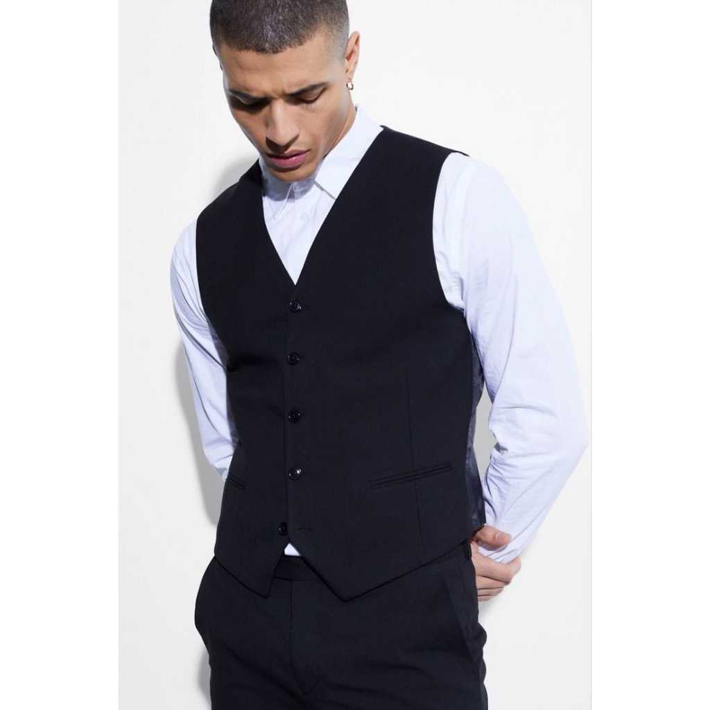 JUNIE SHOP OUTFIT ROMPI/ VEST PRIA/ KOREAN STYLE