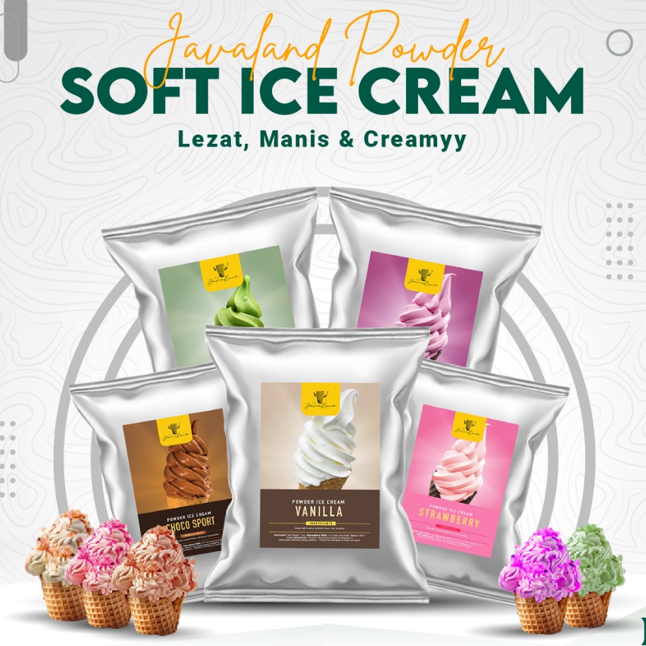 

Ready Stok Javaland Bubuk Ice Cream Varian Rasa 1kg Vanilla Choco Sport Milo Coklat Strawberry Taro Matcha Bubuk Es Krim Kekinian