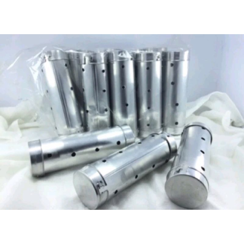 Cetakan Lontong Aluminium Ukuran 15 cm x 5 cm Isi 1 lusin