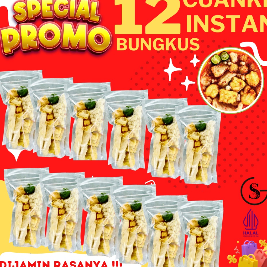

DISKON 12 BUNGKUS CUANKI INSTAN SI PALING HEMAT