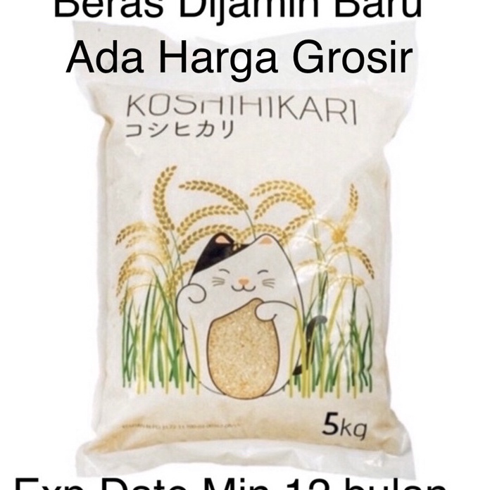 

MEGA SALE Koshihikari Koshihikari 5kg 5kg Beras Jepang Japan rice japanese Rice 5 kg koshihikari 5kilo EXPIRED Terbaru Japan