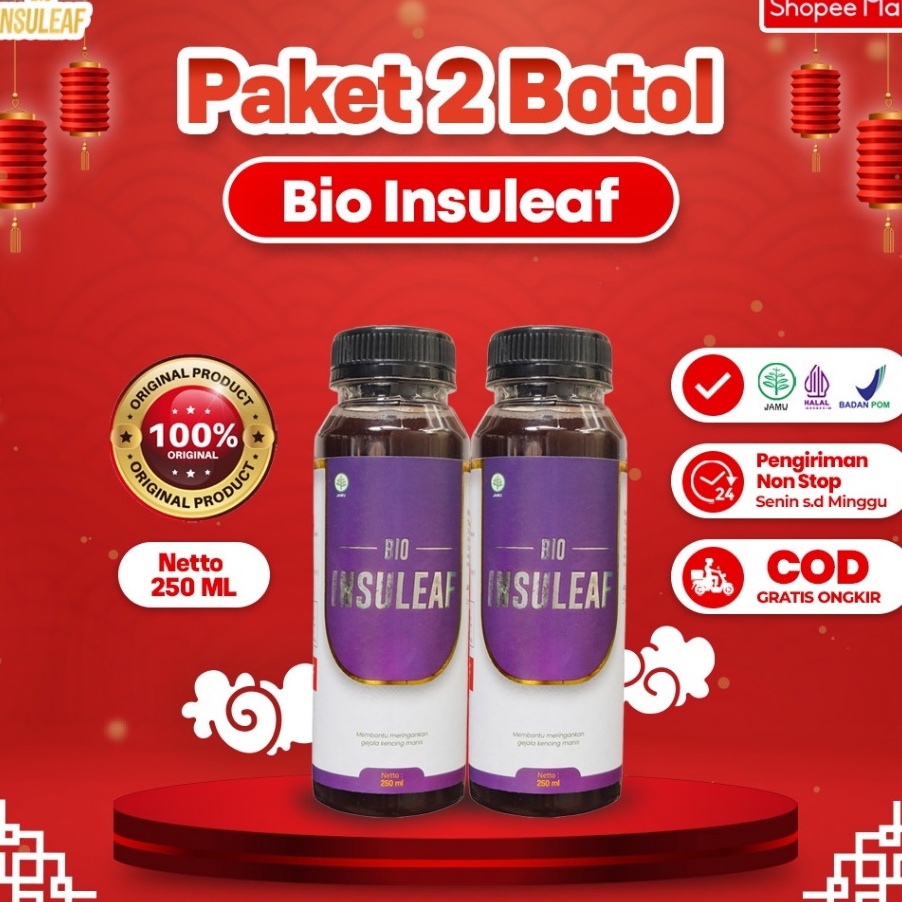 

PROMO SALE Bio Insuleaf Suplemen Herbal 2 Pcs