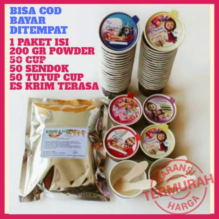 

MEGA SALE PAKET BUBUK ES KRIM MURAH USAHA ICE CREAM MURAH ES KRIM ICE CREAM USAHA ES KRIM