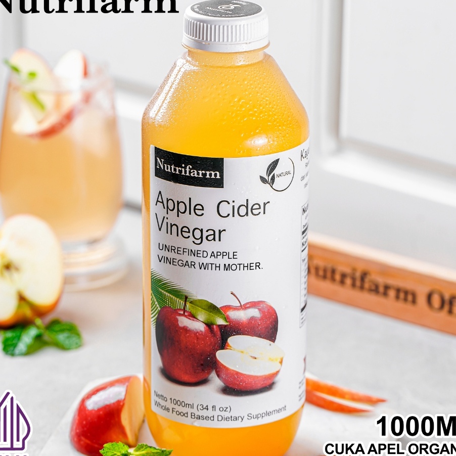 

PALING AMPUH CUKA APEL ORIGINAL ORGANIK 1ML APPLE CIDER VINEGAR CUKA SARI APEL BRAGG NUTRILOGY OFFICIAL DEHEALTH SUPPLIER DARIBUMI