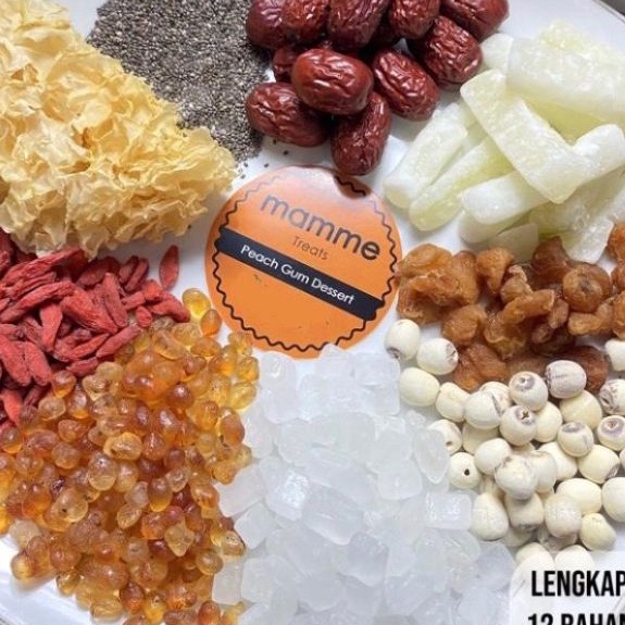 

Penjualan TerbaikCOD Peach Gum Dessert Lengkap Kualitas Super Premium Tao Jiao Komplit 12 bahan