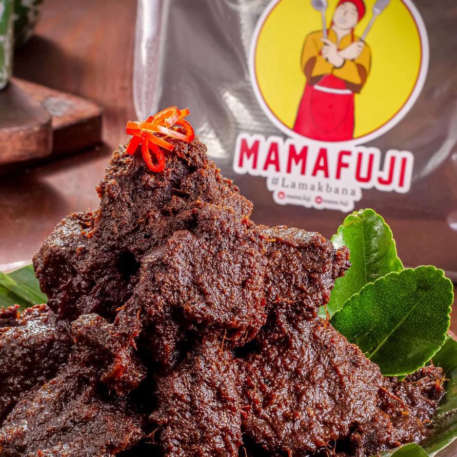 

KODE 77 Mamafuji Rendang Padang Asli 7gr Ukuran Besar