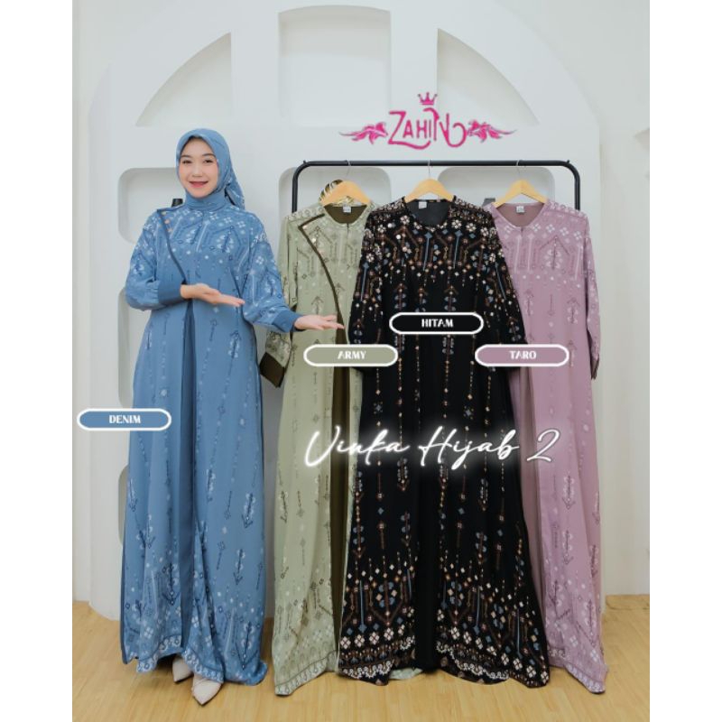 GAMIS SET HIJAB VIRAL MODEL TERBARU 2024 GAMIS LEBARAN WANITA MUSLIM MURAH GAMIS SET HIJAB MOTIF BUN