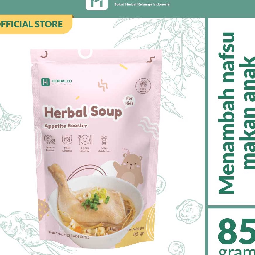 

TEBUS MURAH Sup Herbal Anak Tim Ayam Ciakpo Selera Makan Anak Daya Tahan Tubuh Herbaleo