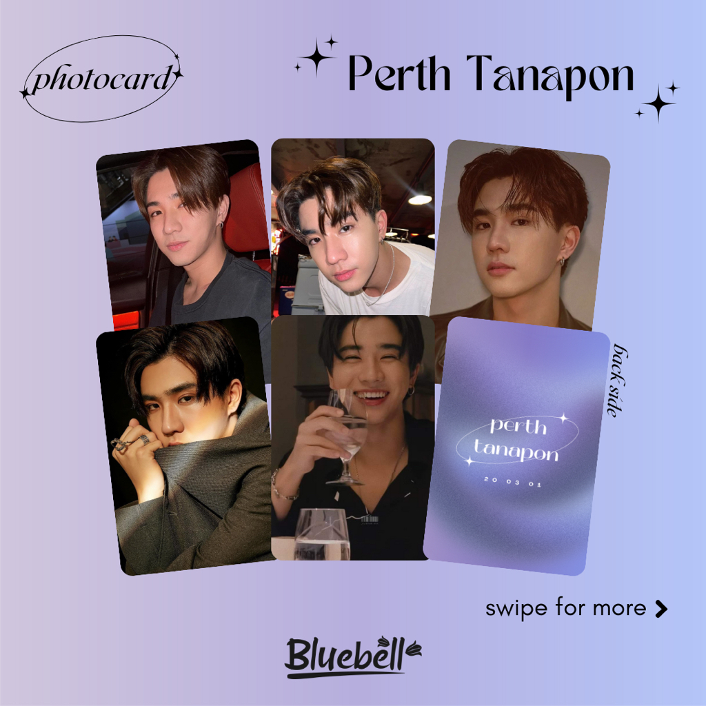 Unofficial Photocard Perth Tanapon Sukumpantanasan @perthppe Aktor Thailand GMMTV Thaienthu Raikanto