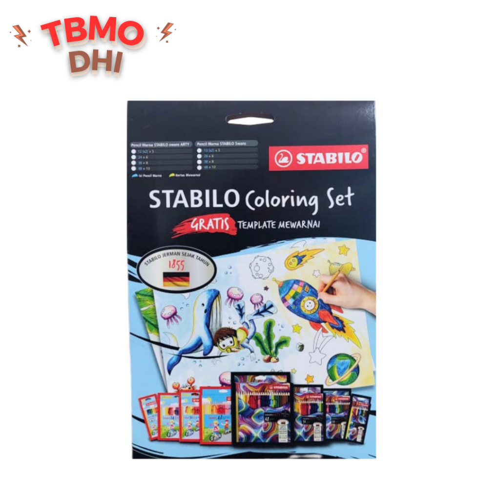 

STABILO PENSIL WARNA 24C+2C / PENSIL WARNA ISI 24+2