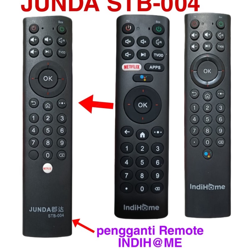 REMOTE STB INDIHOME USEETV ZTE ZXV1 B76H B86H V5 JUNDA 4 NO VOICE  Diskon Promo