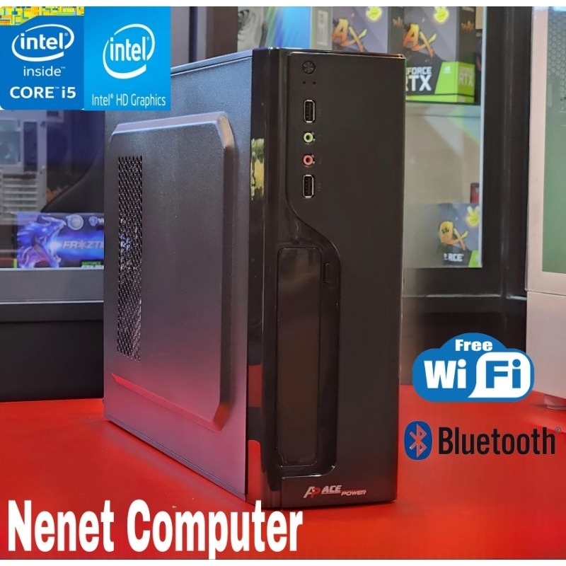 FULL SET - PC Mini Intel Core i5 3470 | 8GB | SSD | LED 19 | Rakitan PC Mini