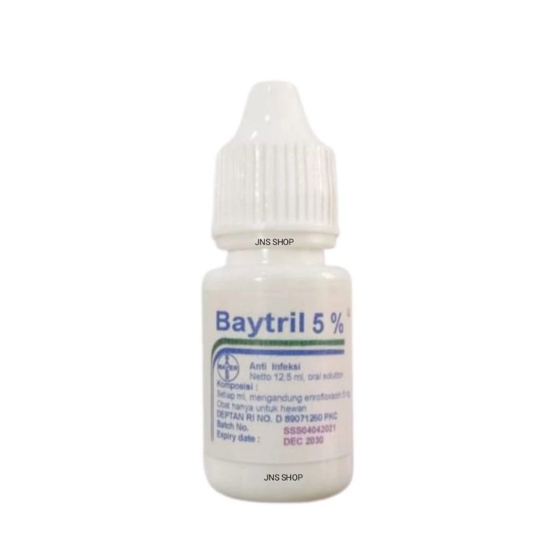 BAYTRIL OBAT ANTIBIOTIK ANTI INFEKSI PILEK FLU CRD SNOT NGOROK BATUK PADA HEWAN UNGGAS AYAM BURUNG R