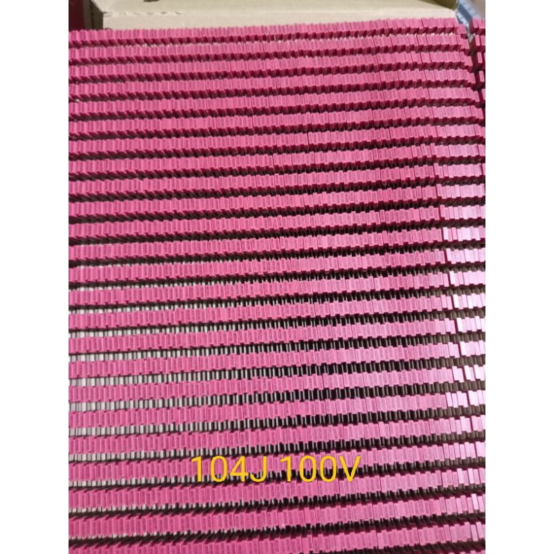 MILAR MKM MERAH 104J / 100V renteng Original
