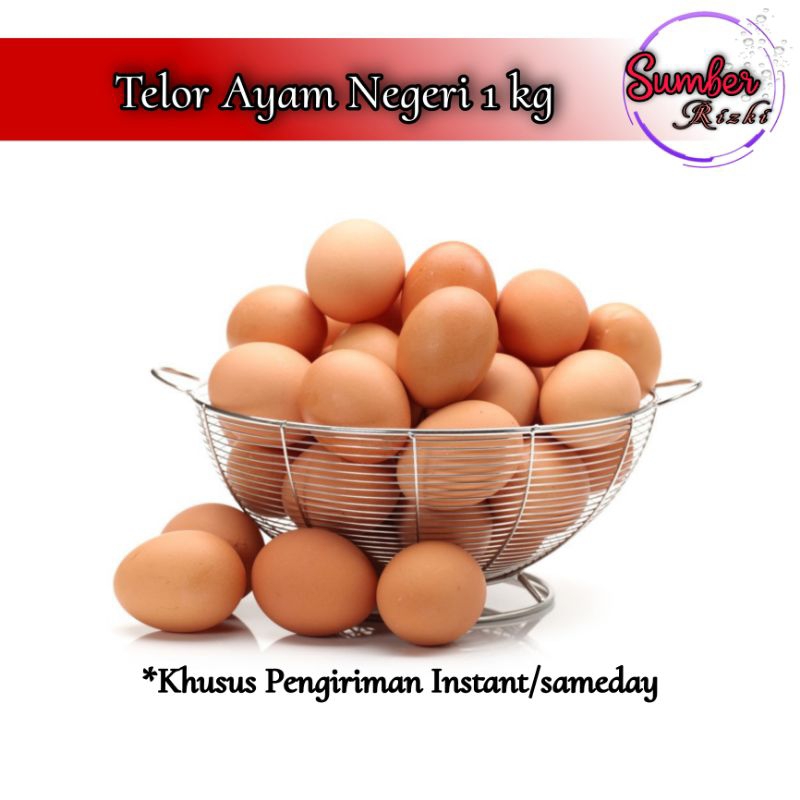 

Telor Ayam Negeri 1kg (Khusus Instant/sameday)