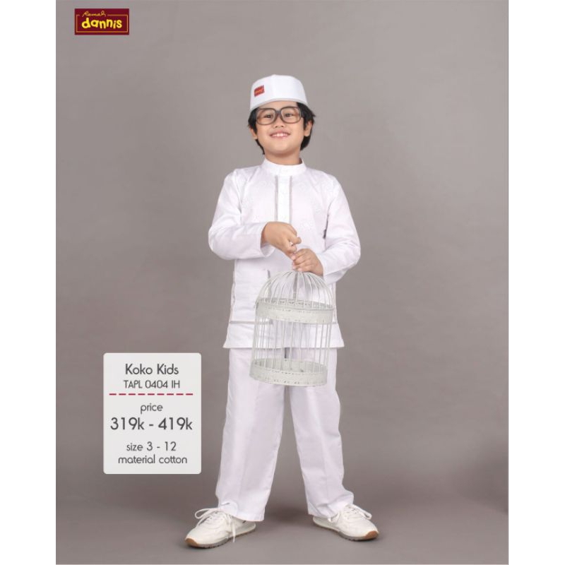 Koko Anak Putih TAPL 0404 IH by Rumah Dannis