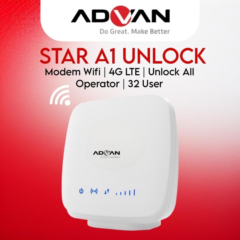 Modem Advan Star A1 Unlock Modem Wifi All Operator  4G LTE Bisa Semua Kartu Sim Card