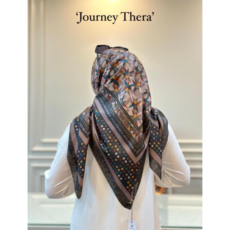 NEW MOTIF THERA JOURNEY SCARVES/SALWA JOURNEY /THERA JOURNEY SCARVES/HIJAB JOURNEY/KERUDUNG SEGITIGA