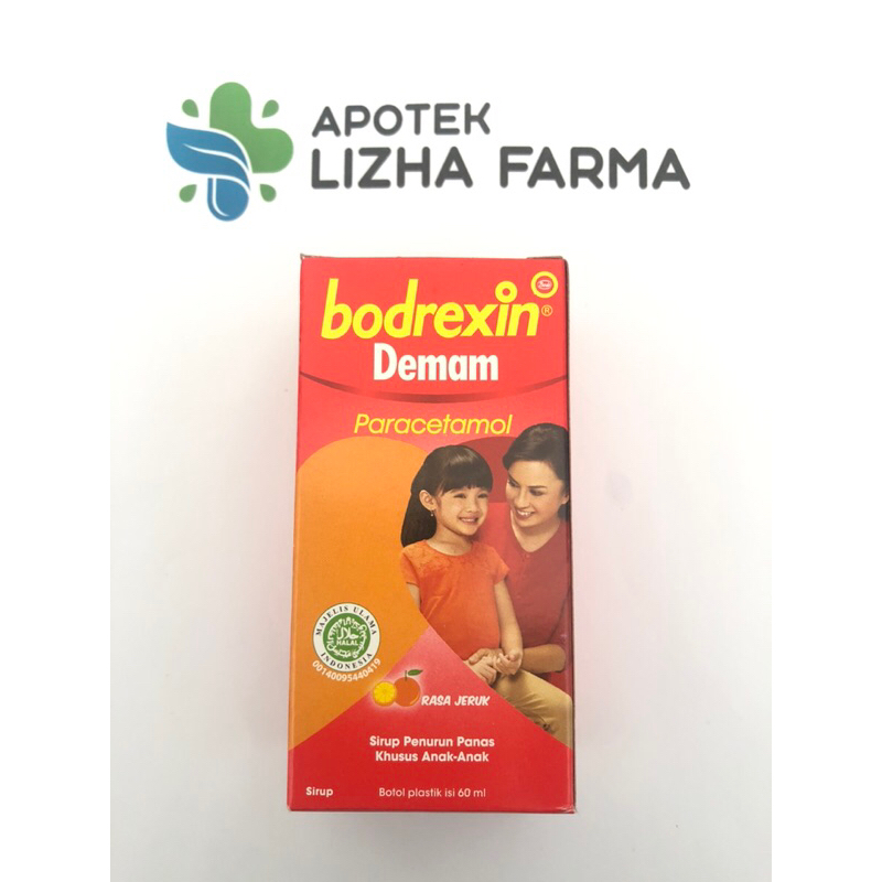 BODREXIN DEMAM SYRUP RASA JERUK