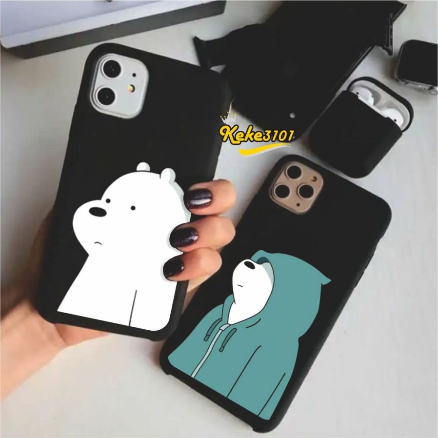 [V46] Soft Case for Samsung J1 J2 J3 J4 J5 J6 J7 Plus Prime Core Pro Motif Bear Silikon Motif