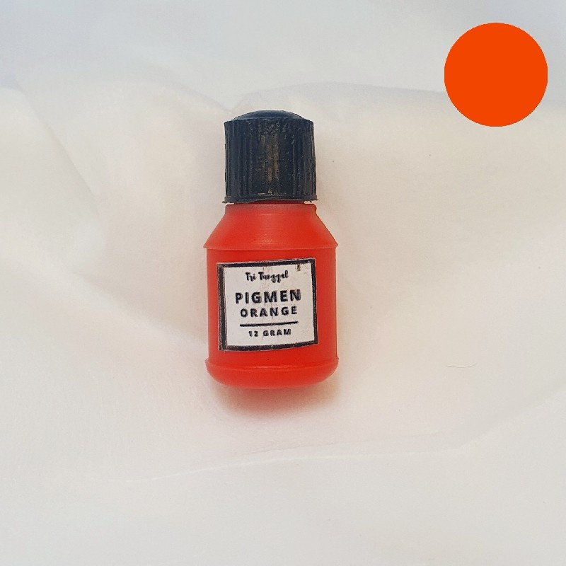 

Pigmen Mini 12gr ORANGE Oranye Kecil Pewarna Sablon Pigment Color Slime Clay DIY Waterbased Tie Dye Cat Warna Warni Air Cairan Liquid Painting Kerajinan Prakarya Art Seni Kesenian Perlengkapan Drawing Melukis Lukis Pentacle Malang
