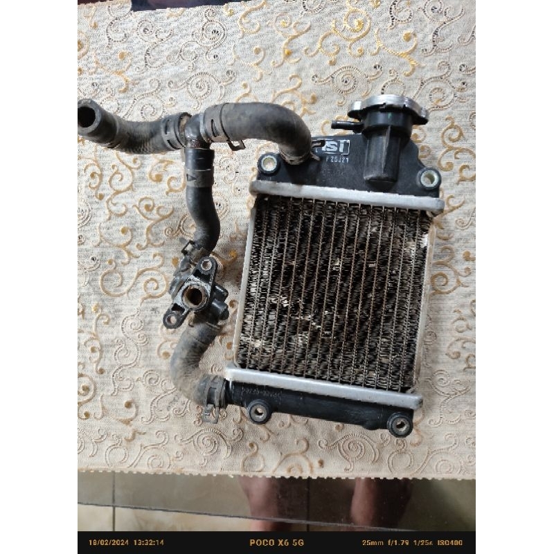 radiator vario 110,carbu,tekno carbu,ori bekas copotan satu set sma termostat