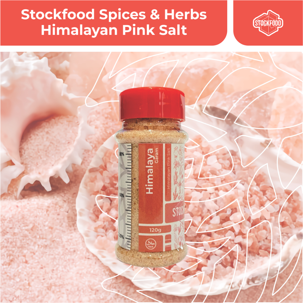 

Himalayan Pink Salt / Garam Himalaya - Stockfood Spices & Herbs Bottle Pack