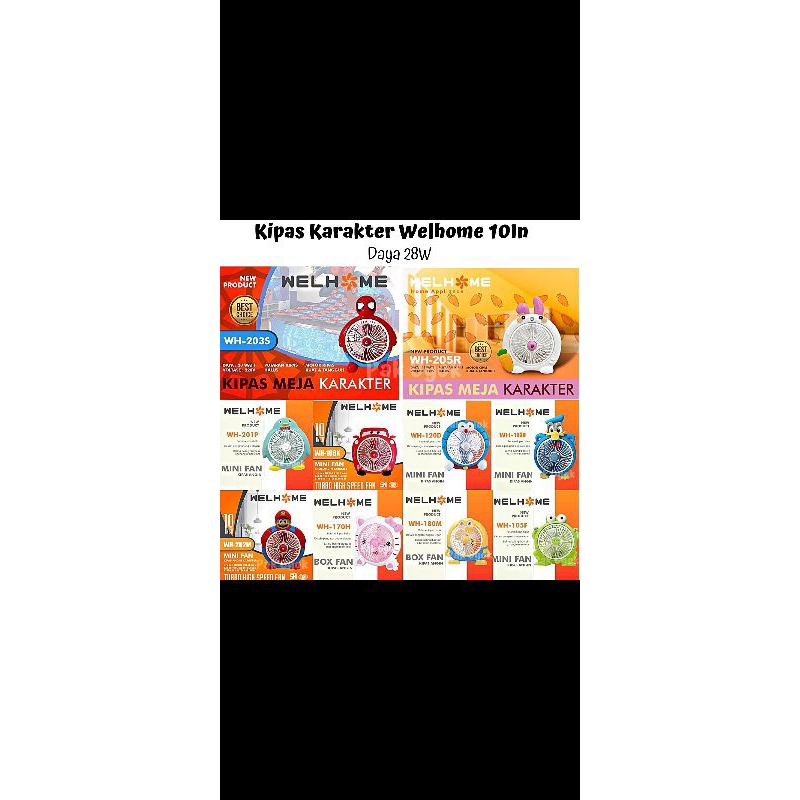 Kipas angin karakter Welhome