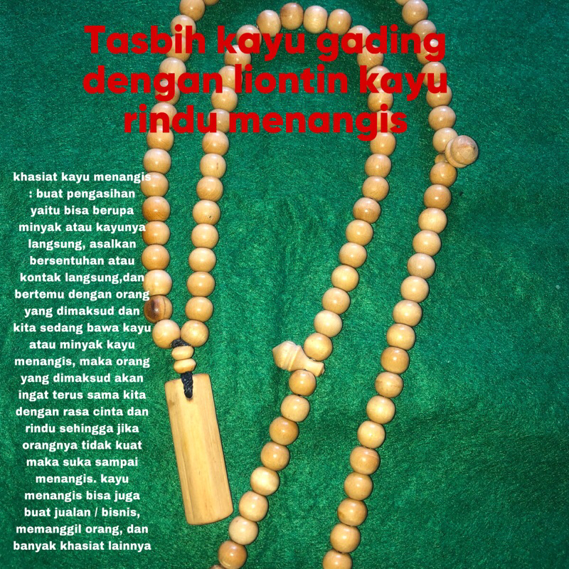 tasbih rindu menangis