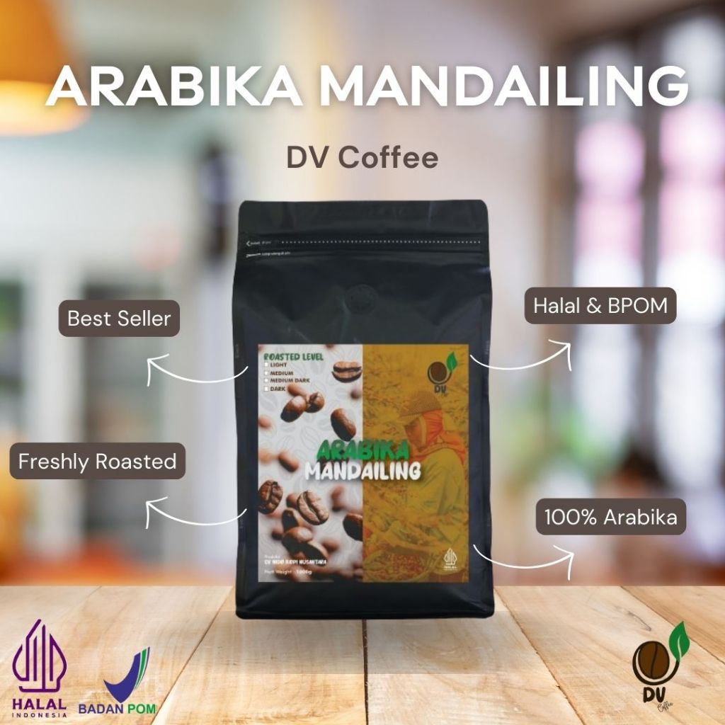 

DV Coffee Arabika Mandailing - 1000 gram
