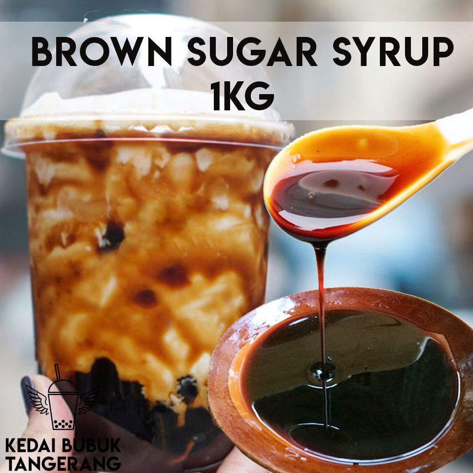 

BAYAR DITEMPAT Brown Sugar Syrup 1kg Gula Brown Sugar Cair 1kg
