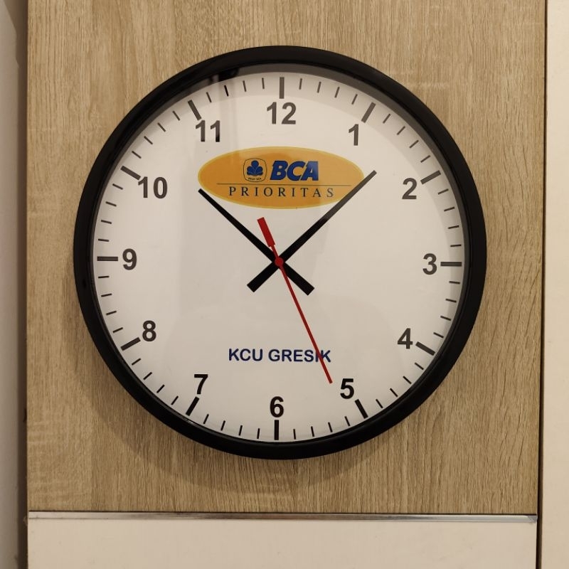 Jam Custom Quartz BCA Prioritas