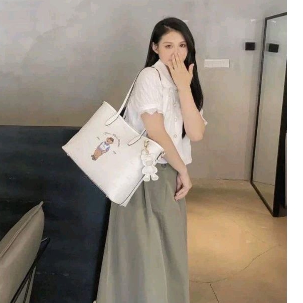 TTWN BEAR ORIGINAL TN3271 TOTE BAG WANITA - TTWNBEAR - TAS TOTE WANITA TERLARIS - TOTE BAG - TTWN - 