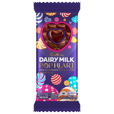 

Cadbury Dairy Milk Pop Heart Milk Chocolate 150 g