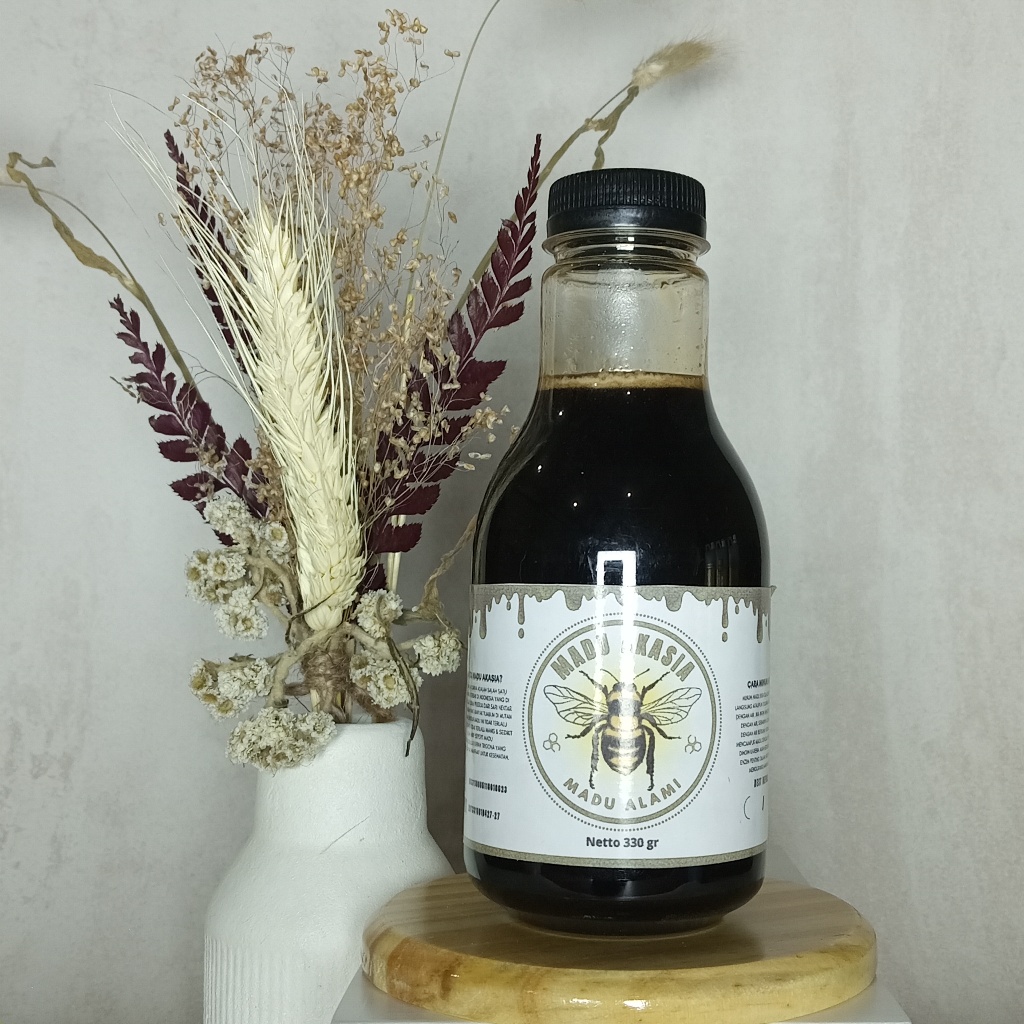 

Madu Akasia Asli Pure Raw Honey Nektar Original 100% Murni 330 ml Herbal Super Premium Alami | Madu Asli Minuman Kesehatan Untuk Asam Lambung Garansi