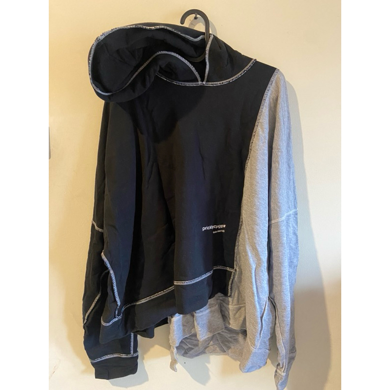 Preloved Pricklycholla UPDO HOODIE 2.0 grey black