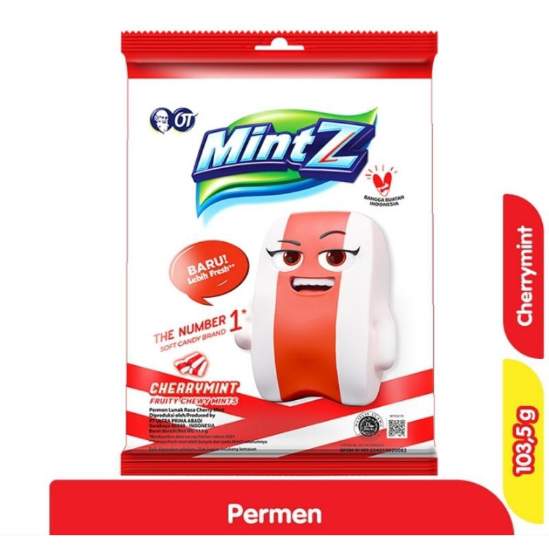 

MintZ Permen Chewy Cherrymint 103,5 g