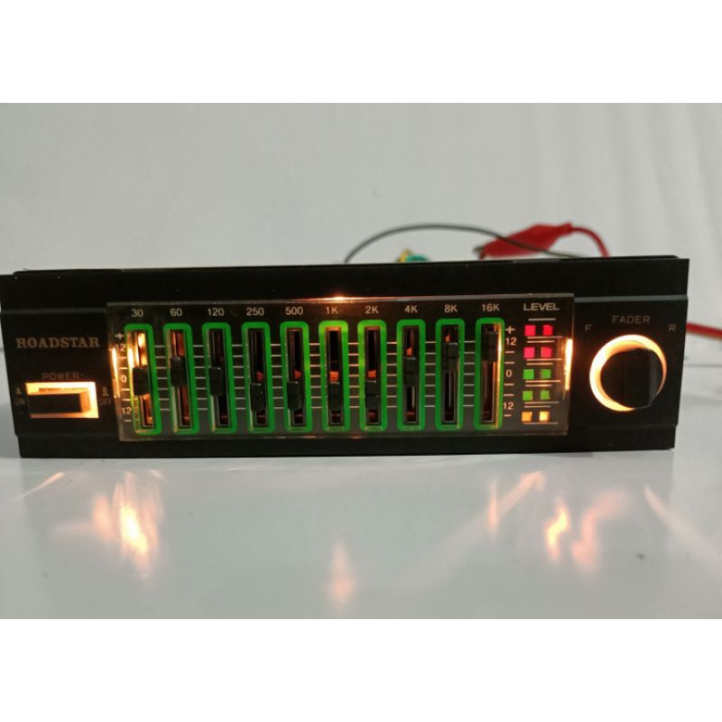 EQUALIZER Roadstar rs787gpx 10 band GRAPHIC EQUALIZER amplifier