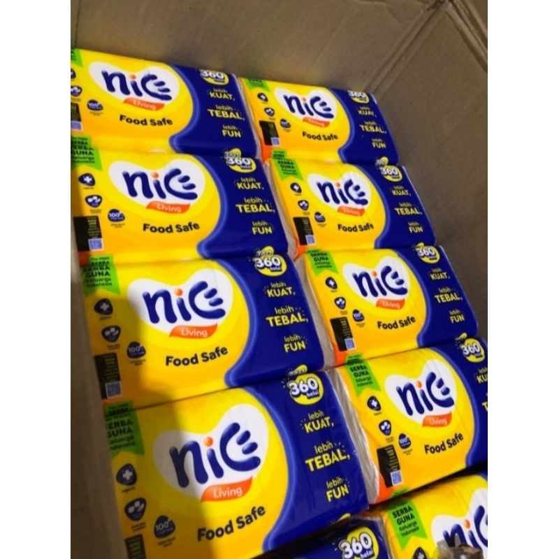 TISSU NICE 360 HELAI, KEMASAN BARU DARI NICE 180SHEET