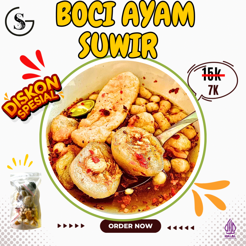 

BASO ACI AYAM SUWIR 1 PCS FOOD KALDU PEDAS I MAKANAN INSTAN I KUAH