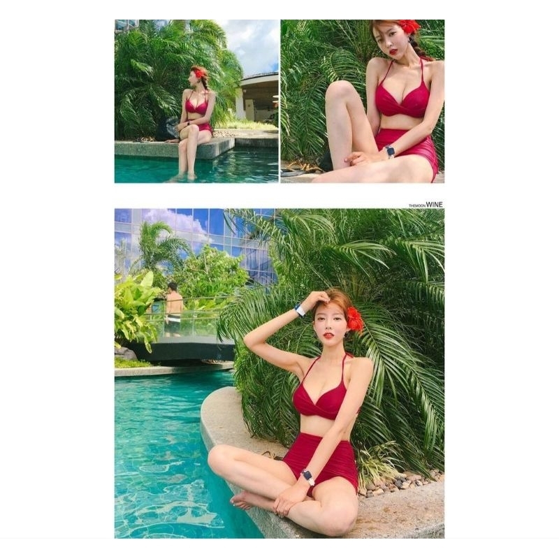 Swimsuit Sexy Maroon Import | Bikini Sexy Maroon Import | Maroon Swimsuit Sexy | Sexy Bikini Maroon 