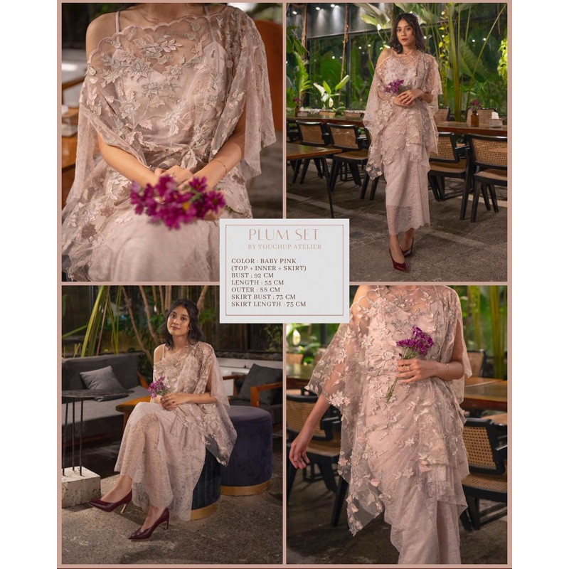 Preloved Plum Set by Touchup Atelier