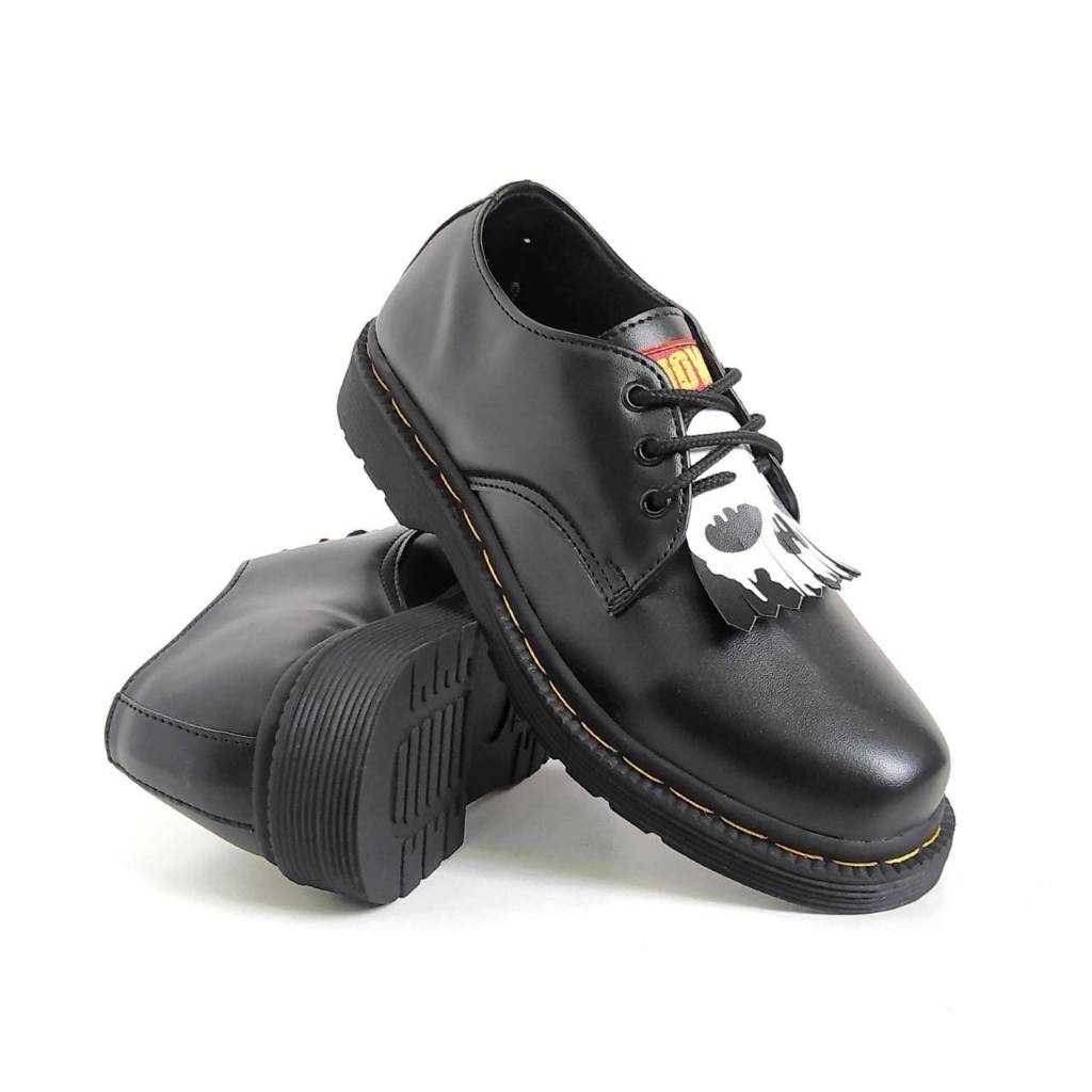 Sepatu WANFAR SKULL Original Boots Low Docmart Pria Casual Formal Kerja Kantor