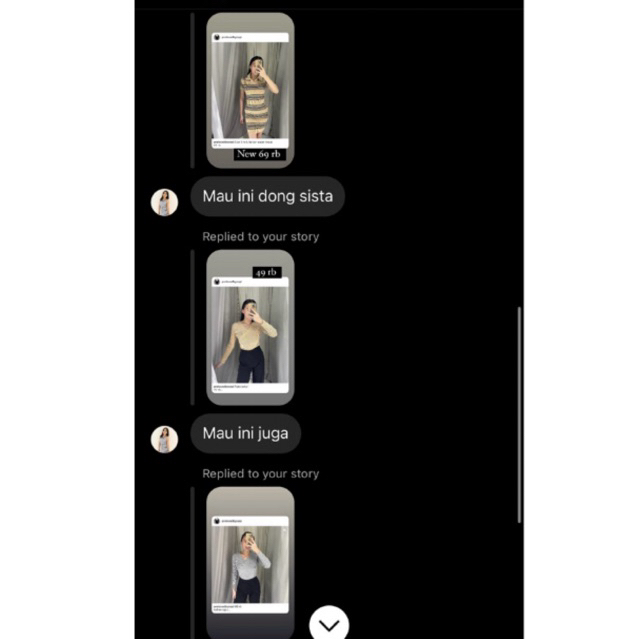 stripe dress, top rajut abu, top rajut cream