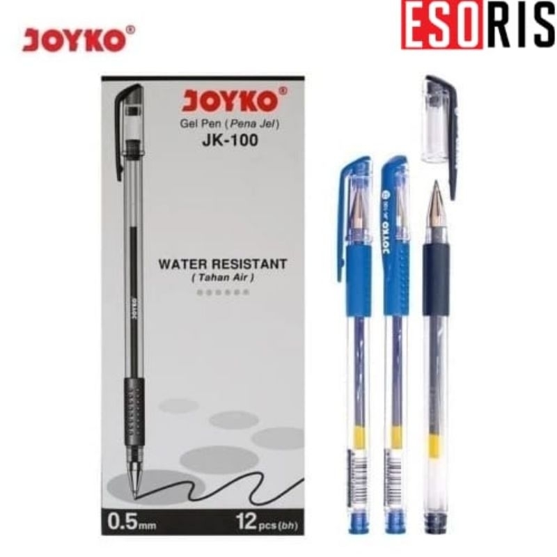 

(ES) E90393 Pulpen Pen Bolpen Gel JK-100 Joyko