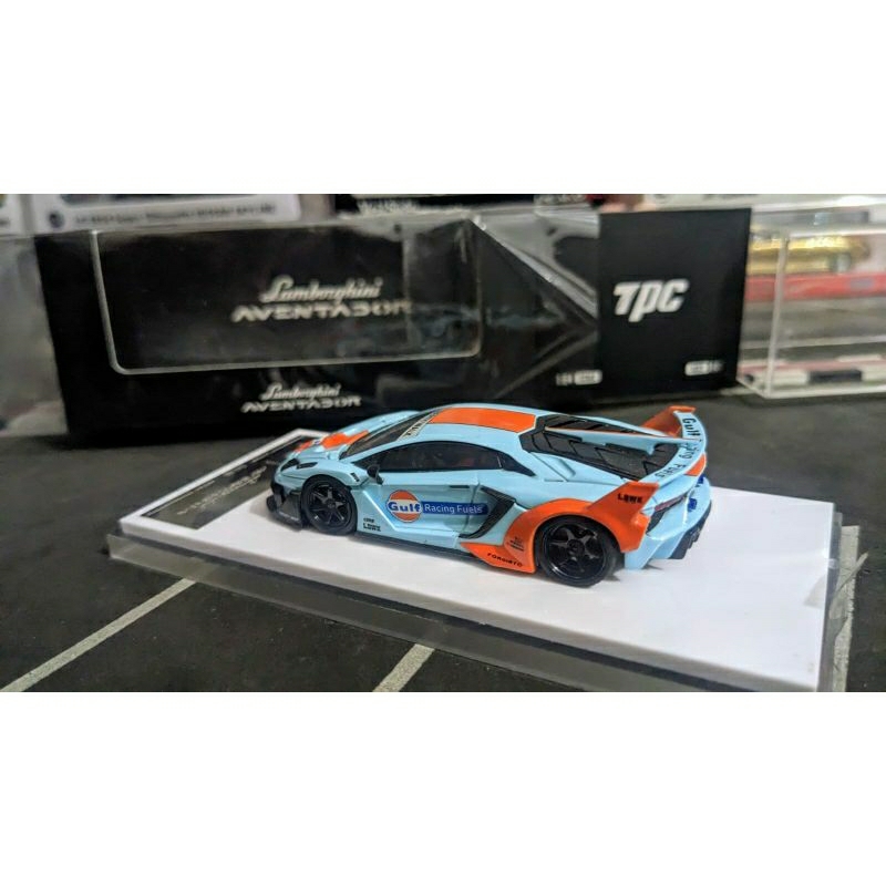 Diecast TPC Lamborghini Aventador Gulf Livery Limited Edition