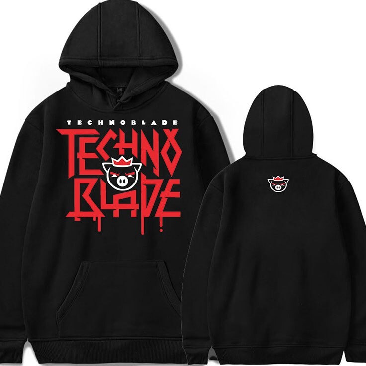 Produk Populer  Dream SMP Game Crewneck Hoodie Technoblade Merch Funny Sweatshirt Unisex Kawaii Cart