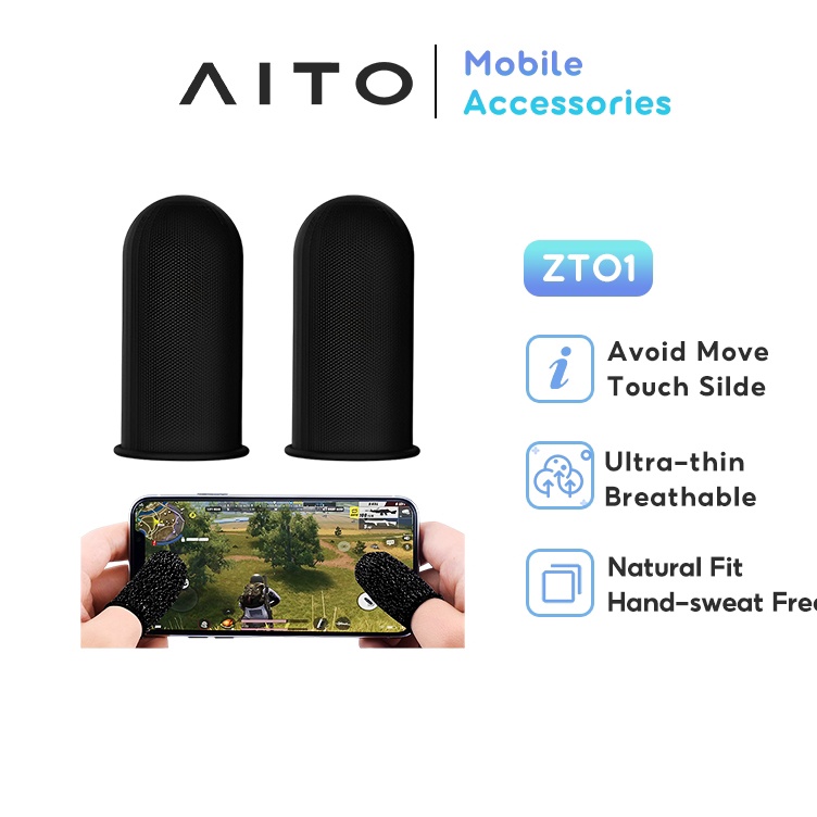 Qr AITO ZT1 Sarung Tangan Jempol Jari Game Keringat Untuk Bermain Game