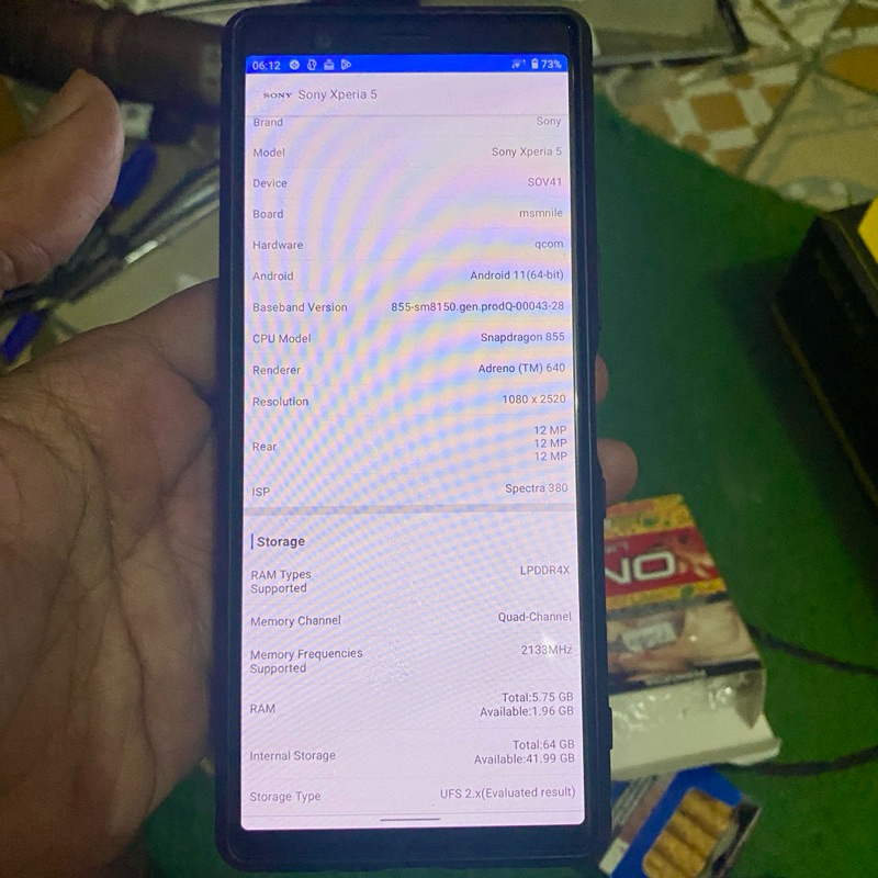 sony xperia / experia 5 unit case only versi AU